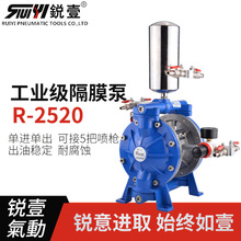 銳壹QBY-20/2520氣動隔膜泵6分口油漆噴塗工具泵浦噴漆泵現貨