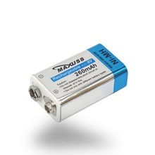 9V鎳氫充電電池 260毫安 300毫安 MAXUSS 23F6-220充電電池
