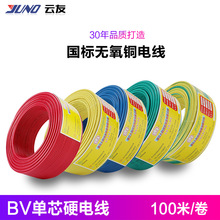 家裝電線 家用4平方純銅BV1.5/2.5/4/6平方多股國標線 人民線纜