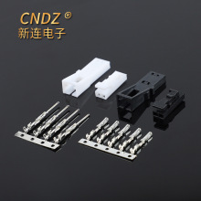 廠家直銷杜邦帶扣電子條形端子膠殼接插件連接器2P公母