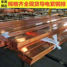 現貨接地紫銅排導電極t2 紅銅排 切割分條紫銅排母排國標
