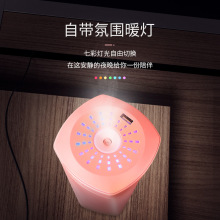車載加濕器小型usb汽車家用三合一小夜燈迷你霧化香薰空氣凈化器