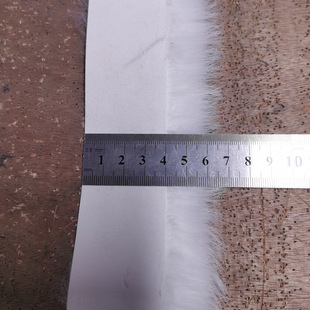 廠家直銷兔皮帽條皮草毛條平條領邊門襟袖口鞋口包包手工diy可定