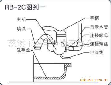 新款电热水龙头 电热水器 热宝牌热水龙头2