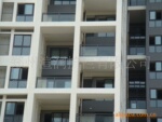 渲润铝合金阳台玻璃栏板,室外阳台栏板---工程实拍