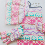 [HOT SALE] Knitting fleece scarf hat glove warm set
