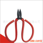 批发深圳利达行A4红柄黑色宽头钨钢民用小剪刀 修剪电子铜线剪刀
