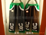 DF104双兔贴布绣花拉绒长裤 外贸童装批发