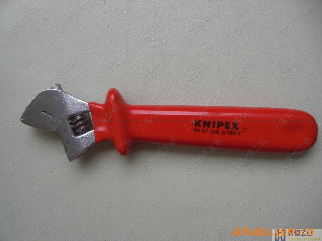 德国 凯尼派克KNIPEX 10寸 电工绝缘活动扳手 98 07 250