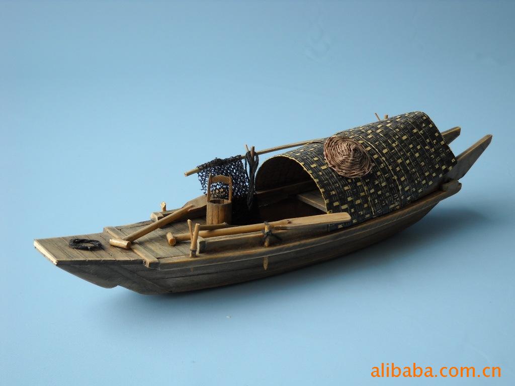 礼品 其他工艺品 木质,竹质工艺品 厂家直销纯手工木制工艺品船模