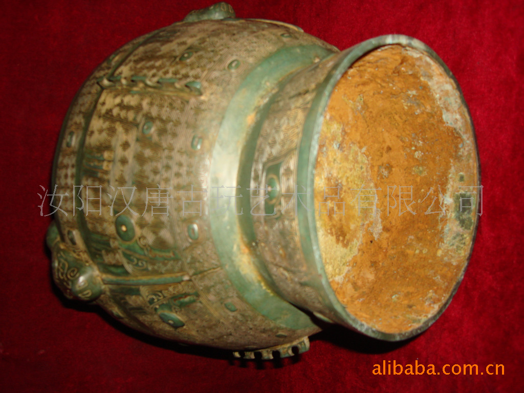 古代青铜器工艺品,水坑皮青铜器-4666