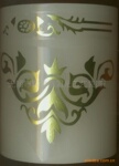 亮金色蜡烛花纸 蜡烛金花纸