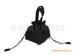 黑色复古两用锦囊拎包