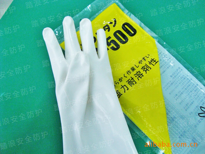 超强力耐溶剂手套5500日本产耐溶剂手套防化手套