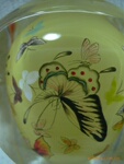 内画水晶鼻烟壶手工艺品收藏商务馈赠礼品--蝴蝶