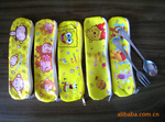 【小额批发】BRK-145 布袋两件套餐具 勺叉餐具 勺筷餐具