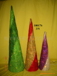 供应圣诞工艺品,圣诞尖顶树,圣诞灯饰品。