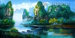 DX-FJ0247 批发手绘中国风景桂林山水油画