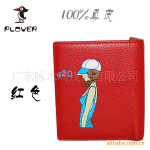 批发女钱包/真皮/竖款/卡通/啄木鸟皮具/正品/专柜