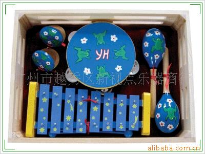 幼儿园打击乐乐谱设计-打击乐器 供应奥尔夫教具儿童打击乐器套装XSD1263 阿里巴巴