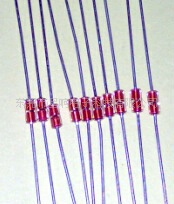 大量生產供應/玻璃封裝NTC熱敏電阻器5%3435高精度，耐溫達300度