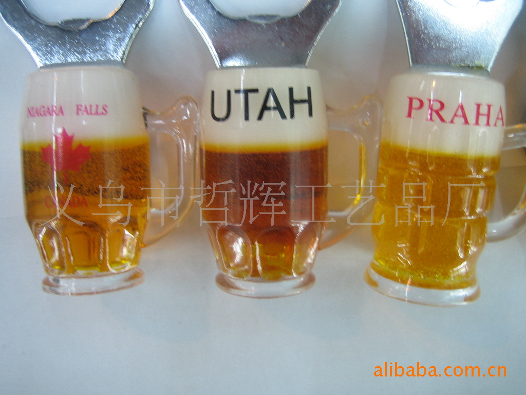 供应大号啤酒瓶形开瓶器冰箱贴 哲辉工艺02详情4