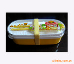 CJ-A64 单层长形饭盒 饭盒便当盒 饭盒塑料