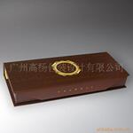 咖啡镭通手缝、真皮、小牛皮、超纤、把套包装盒