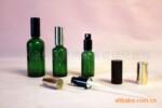 供应绿色精油瓶、电化铝喷头