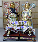 供应雕工精致(极品)树脂佛像 彩绘贴金 韦驮
