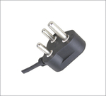 供应非洲插头电源线南非电源线插头，南非三圆插电源线南非电源线