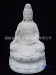 【典尚堂】观音菩萨观音佛像势至菩萨德化瓷16寸西方三圣阿弥陀佛