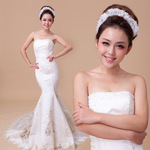 【绝设】畅销美人鱼婚纱 适合拍婚纱照 婚纱租赁零售款 婚纱批发