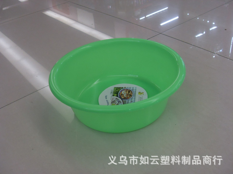 批发供应塑料脸盆 洗手盆 洗菜盆 40-45吉祥盆详情1