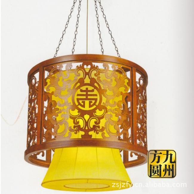 中国网库 建筑,建材 室内照明灯具 吊灯 古镇灯饰批发中式灯 仿古木艺