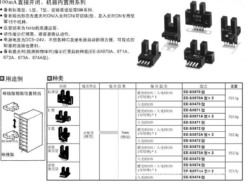 【供应全新欧姆龙(omron)ee-sx671,ee-sx671a,ee-sx671r,ee-sx671p】