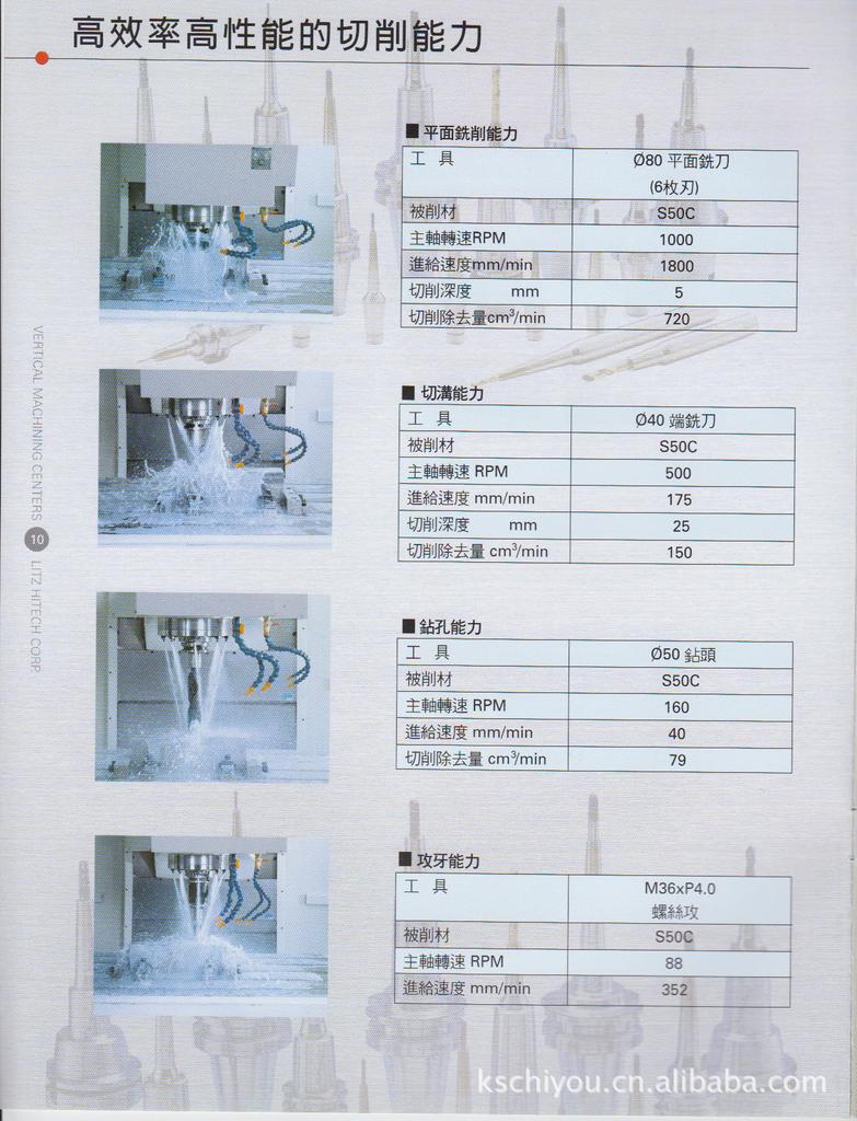 台湾丽驰加工中心CV2000苏州地区销售及售后服务