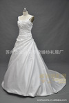 2012畅销肩带款式外贸高档实物图片婚纱,新娘婚纱SH010