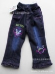 新款品牌童装牛仔裤 儿童牛仔裤 外贸童装库存牛仔裤库存服装批发