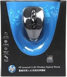 HP惠普百灵2.4G无线鼠标 惠普无线鼠标 送电池