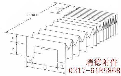 定做柔性风琴式防尘罩 防护帘 盔甲防护罩