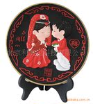 婚庆礼品 结婚礼物 结婚周年礼物 创意礼品 炭雕 永结同心