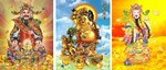 PET高清立体画 0.8厚直印 三变图案 支付宝交易 型号915