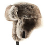 CBRL厂家直销 欧美帅气款 机车帽 文章裸婚 雷锋帽 毛绒帽 灰色