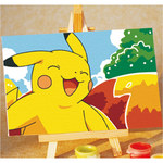 达凡奇数字油画厂家 数字油画批发代理加盟diy10*15 灿烂笑容