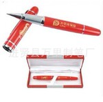 厂家直销万里文具中国红笔 万里制笔红瓷笔 万里笔业礼品套装红笔