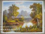 古典风景油画 写实油画 家居客厅餐厅 卧室 酒店会所别墅工程配画
