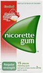 美国原装Nicorette4毫克戒烟口香糖105粒
