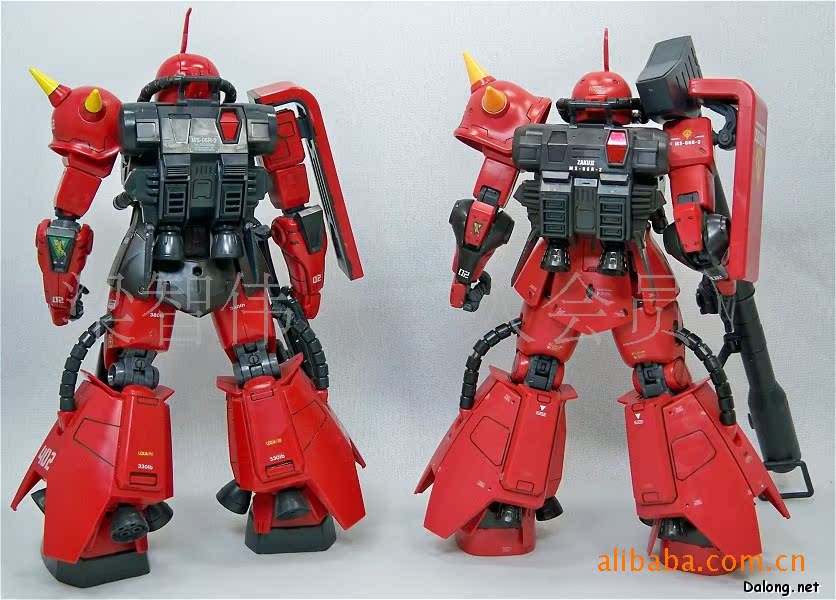 高高mg高达1:100 大018 zaku 2.0 真红闪电扎古