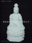 【典尚堂】13寸西方三圣观世音菩萨瓷站佛香炉文昌塔阿弥陀佛像
